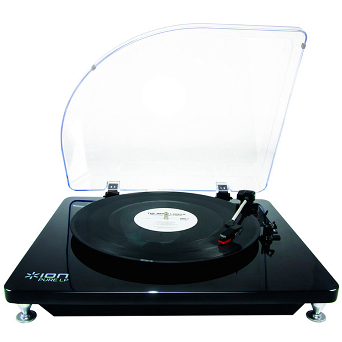 Проигрыватель винила Ion Audio Quickplay PURE LP Black - рис.0