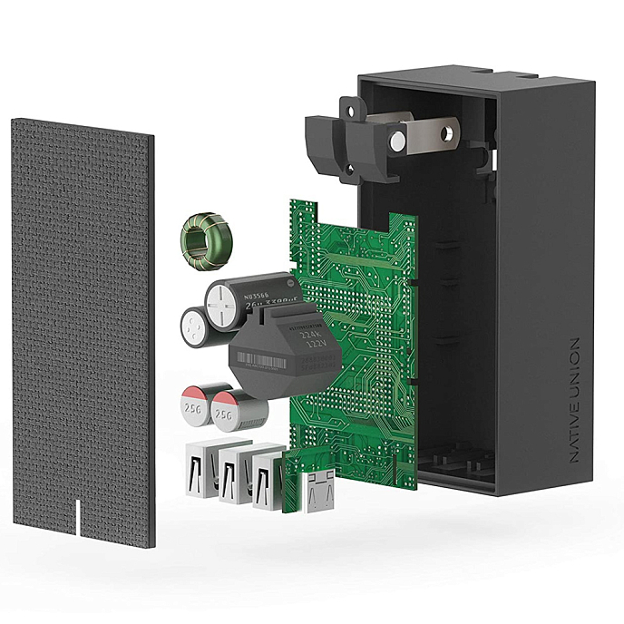 Сетевое зарядное устройство Native Union Smart 2 Charger 3.1 A Grey - рис.9