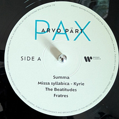 Виниловая пластинка Various Artists - Arvo Part - Pax LP