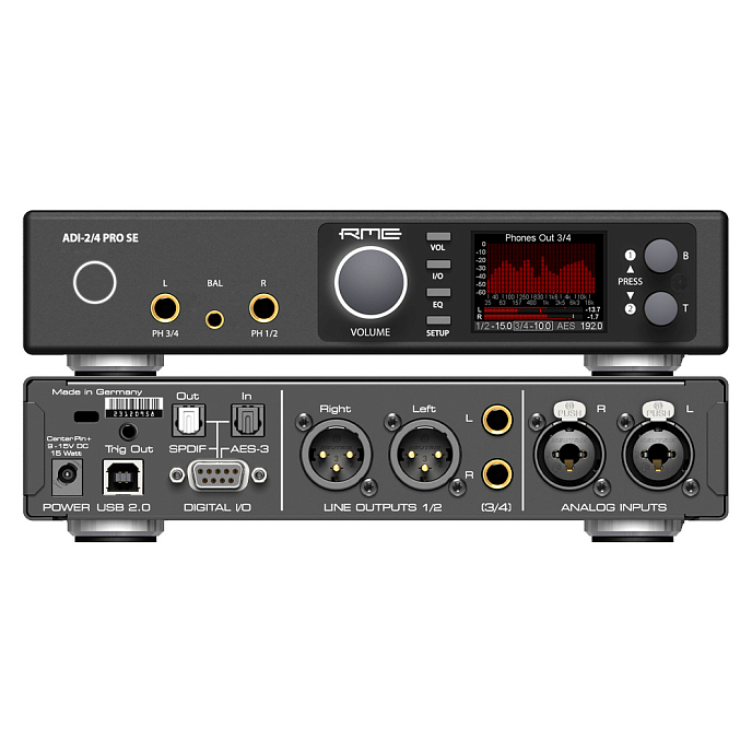 Усилитель для наушников с ЦАП RME ADI-2/4 Pro SE Black - рис.0