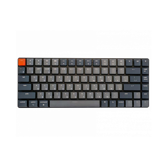 Клавиатура Keychron K3 v2 Light Grey Red Switch - рис.0