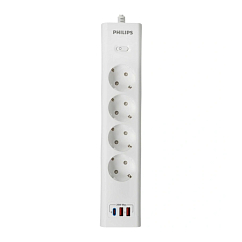 Сетевой фильтр Philips CHP4346BC/51 White 5m
