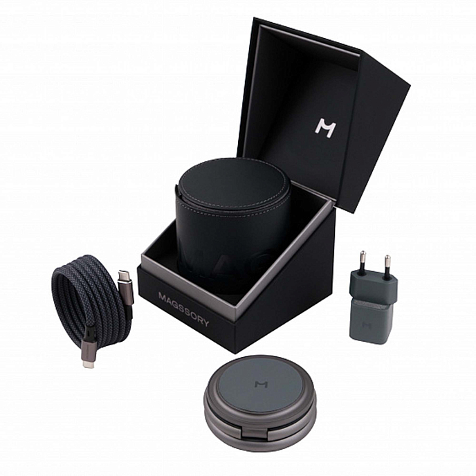 Беспроводная зарядка Magssory Disc Signature Edition For Samsung Midnight - рис.4