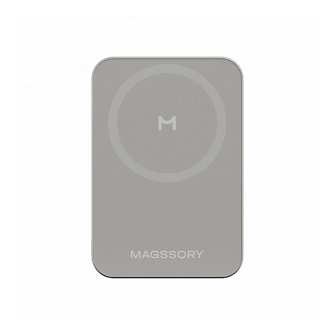 Портативный аккумулятор Magssory Pride Pro 5000мАч Magnetic Qi2 Titanium - рис.2