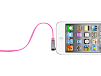 Кабель Belkin Mixit Flat Audio Cable Pink - рис.1