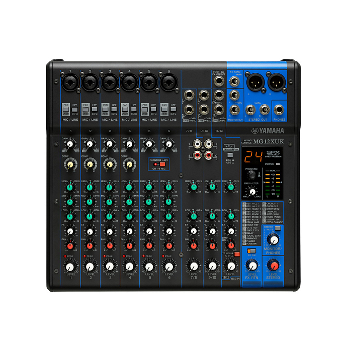 Микшерный пульт Yamaha MG12XUK Black - рис.0