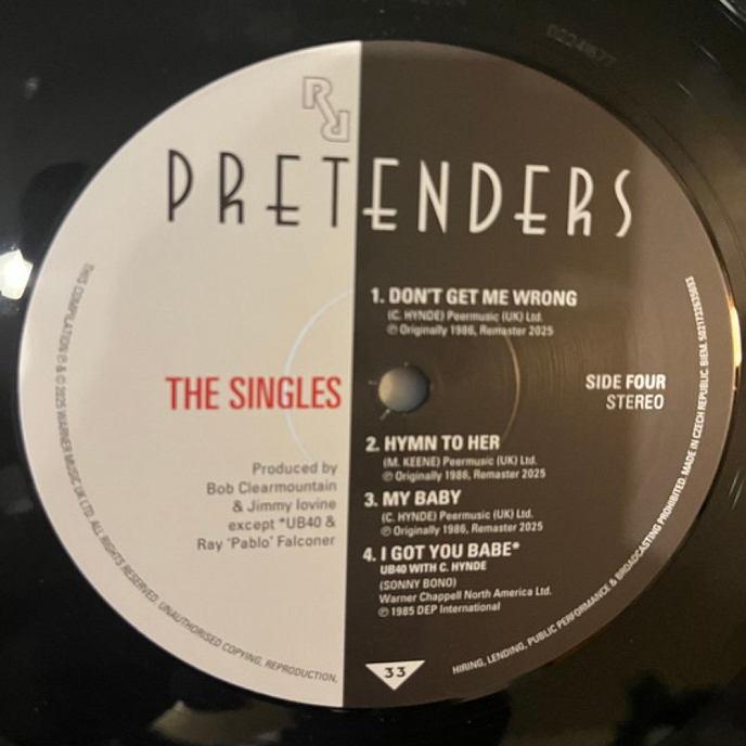 Виниловая пластинка Pretenders – The Singles - 2LP - рис.8