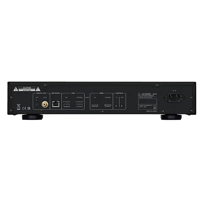 Сетевой аудиоплеер Luxman NT-07 Centennial Black Edition - рис.1