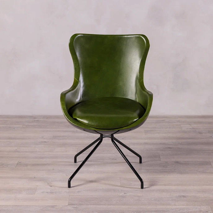 Кресло для прослушивания F2F Аэро Glossy Black Green - рис.2