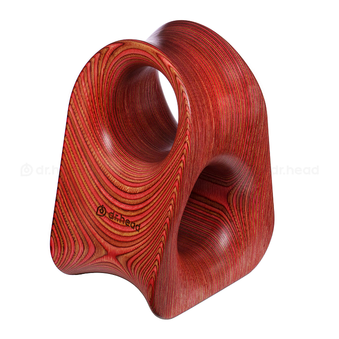 Подставка для наушников Dr.Head Under Wood Тайфун 1 Light Ruby / Dark Ruby - рис.0