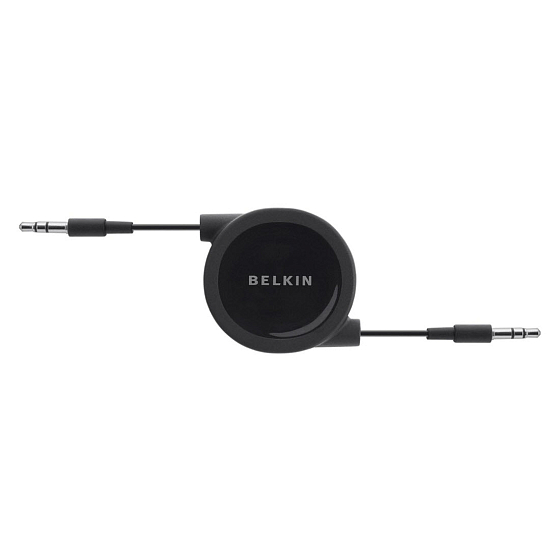 Кабель Belkin Retractable Audio Cable AUX 2.6m - рис.0