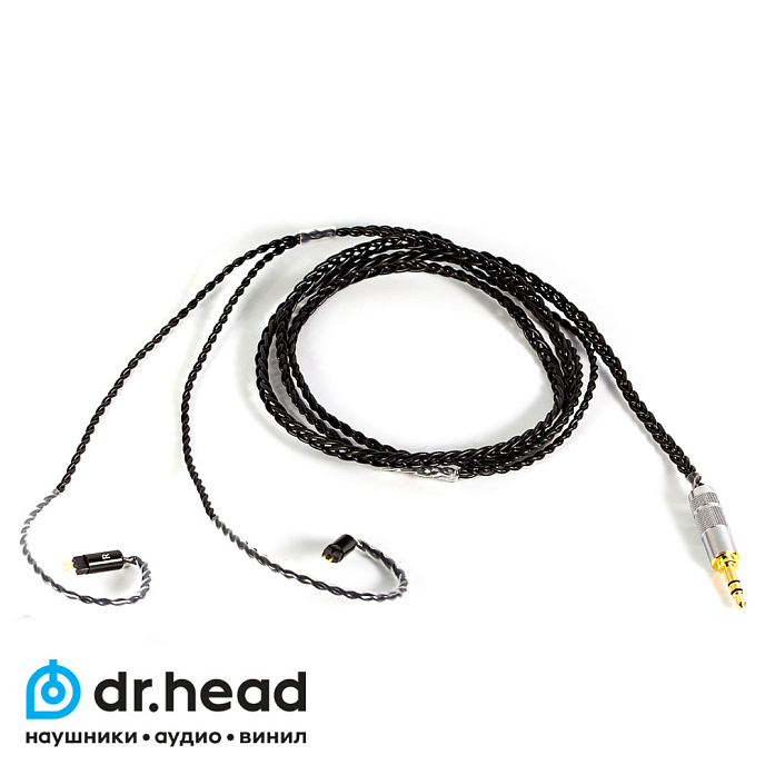 Кабель Labkable Silver Black 2pin - 3.5mm - рис.0