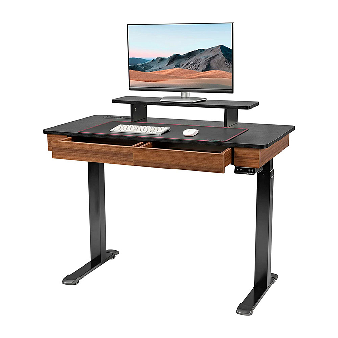 Компьютерный стол EUREKA ED-I47 Walnut - рис.2