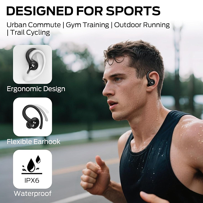 Беспроводные наушники Monster N-Lite 216 Black - рис.4