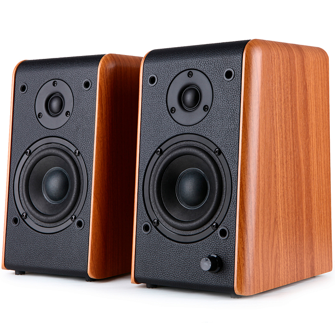 Компьютерные колонки Microlab B77BT black/wood полочная акустика 2.0 с bluetooth_OpenBox - рис.3
