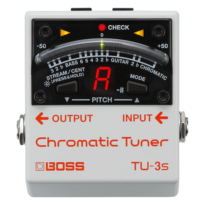 Процессор эффектов Boss TU-3S White - рис.0