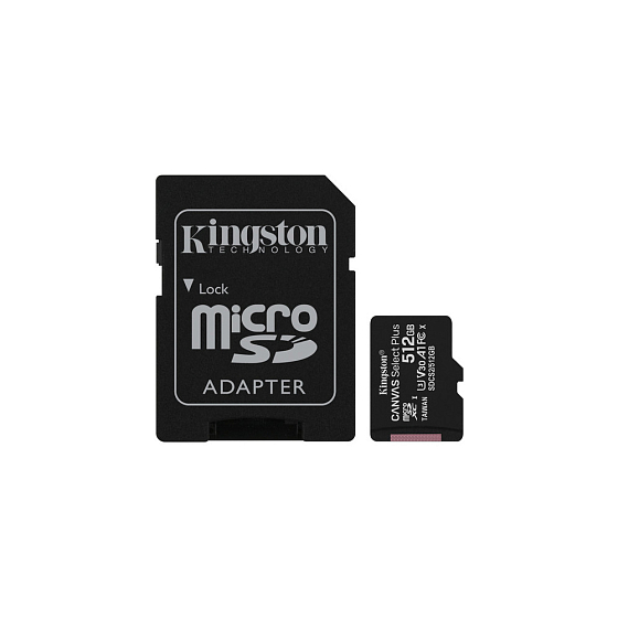 Карта памяти Kingston Canvas Select Plus Adaptor 512Gb - рис.0