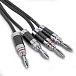 Кабель HeadMade Speaker Cable 2x2.5 Bn/Bn Black 1.5m_УЦ - акустический кабель разъёмы банан-банан - рис.1