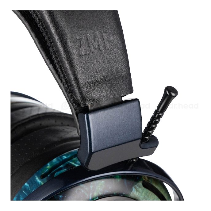 Наушники полноразмерные ZMF Atrium LTD Green Ish Leather 4-pin xlr ofc cable + 6.35mm - рис.4