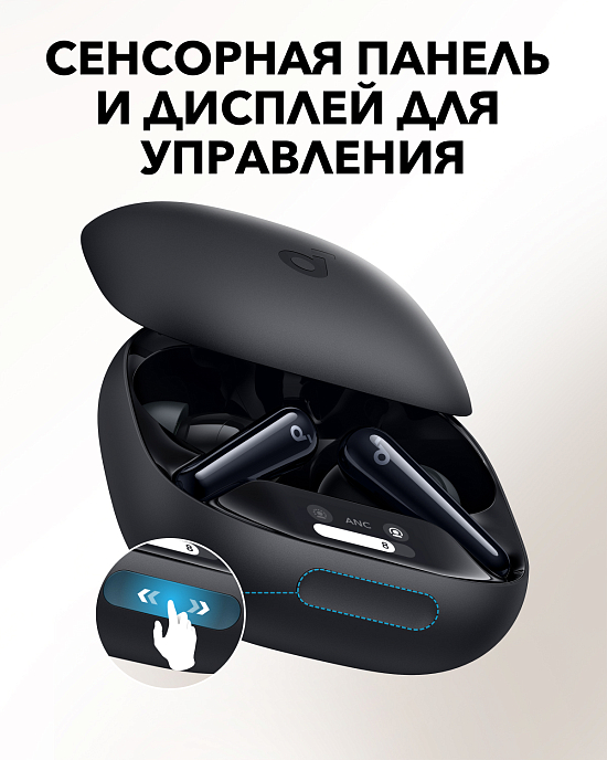 Беспроводные наушники Anker Soundcore Liberty 4 Pro NC matte black tws внутриканальные наушники с шумоподавлением (SN AE9L8B0F32400880)_Уценка - рис.3