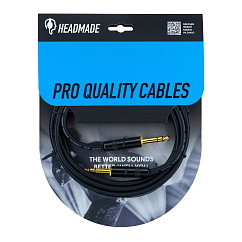 Кабель HeadMade Pro 6.3mm - 6.3mm Black 2m