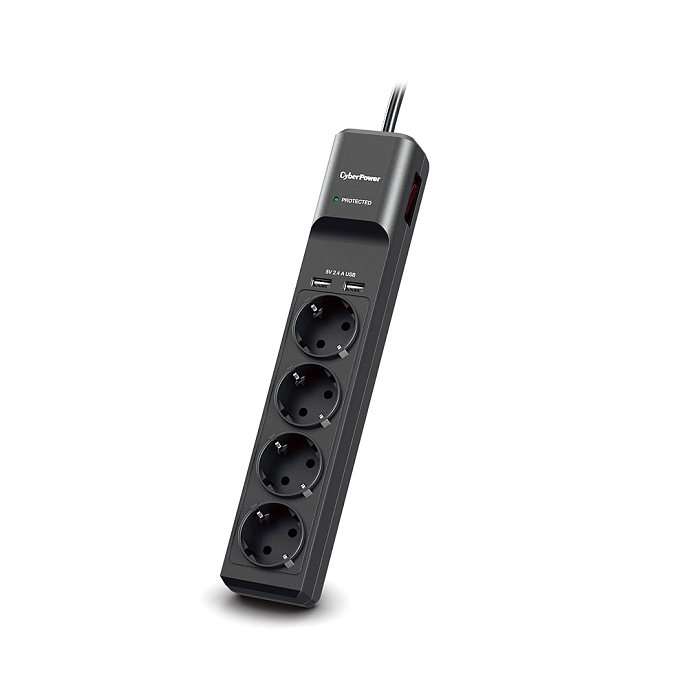 Сетевой фильтр CyberPower P0420SUC0-DE Black 1.8 m - рис.0