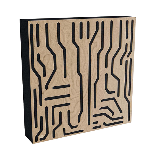 Акустическая панель Acoustic Shield AS Labyrinth Ash 50x50x10cm - рис.0