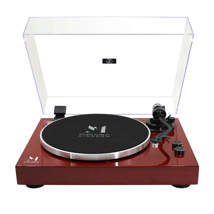 Проигрыватель винила Music Public Kingdom TT53AT red wood виниловый проигрыватель (SN TT53ATRWX20240900273)_Уценка - рис.0