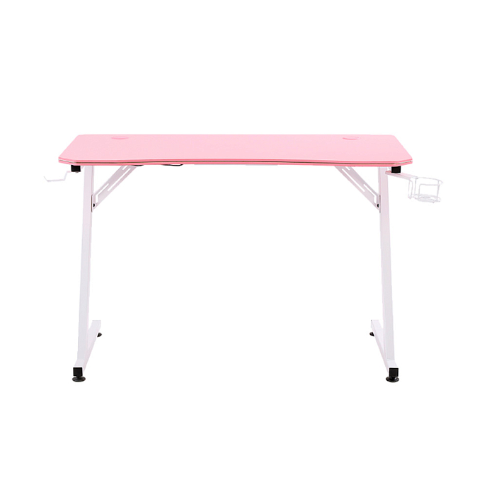 Компьютерный стол GameLab Monolith White / Pink - рис.1