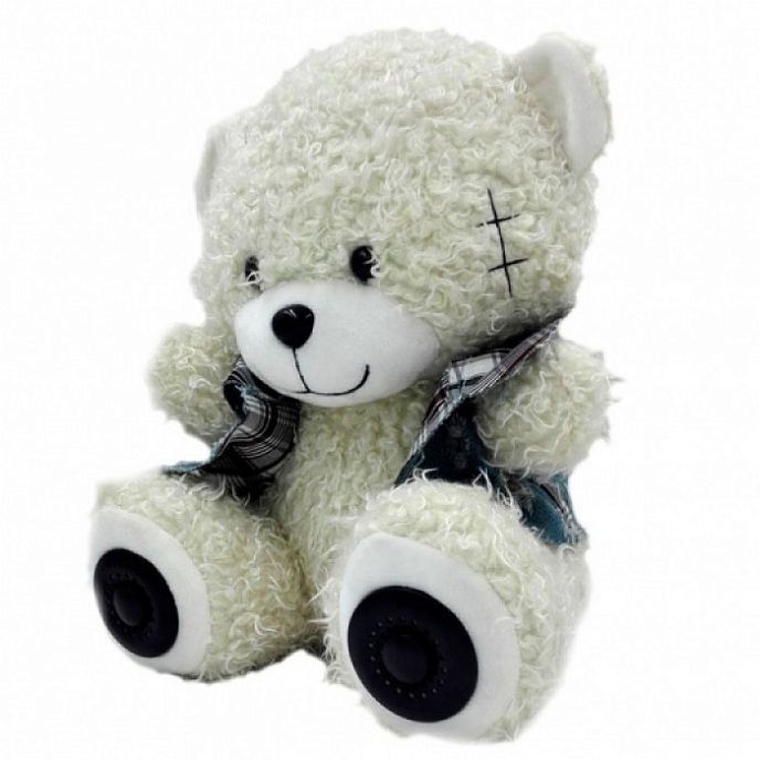 Портативная колонка Ritmix ST-250 Bear BT White - рис.1