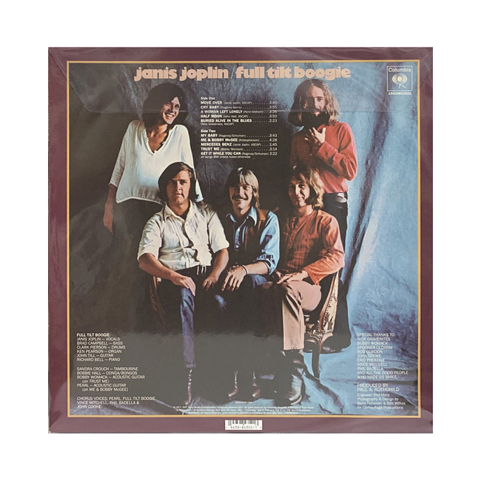 Виниловая пластинка Janis Joplin - Pearl LP - рис.1