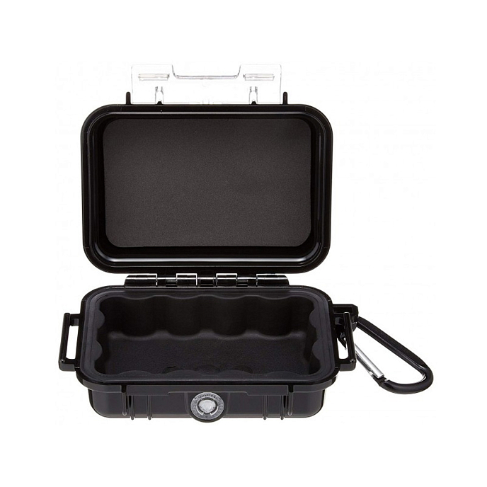 Чехлы для хранения Pelican 1010 Micro Case Black Clear - рис.1