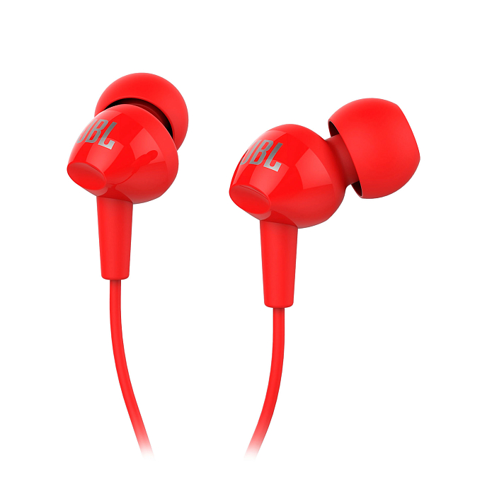 Наушники внутриканальные JBL C100SI Red - рис.0