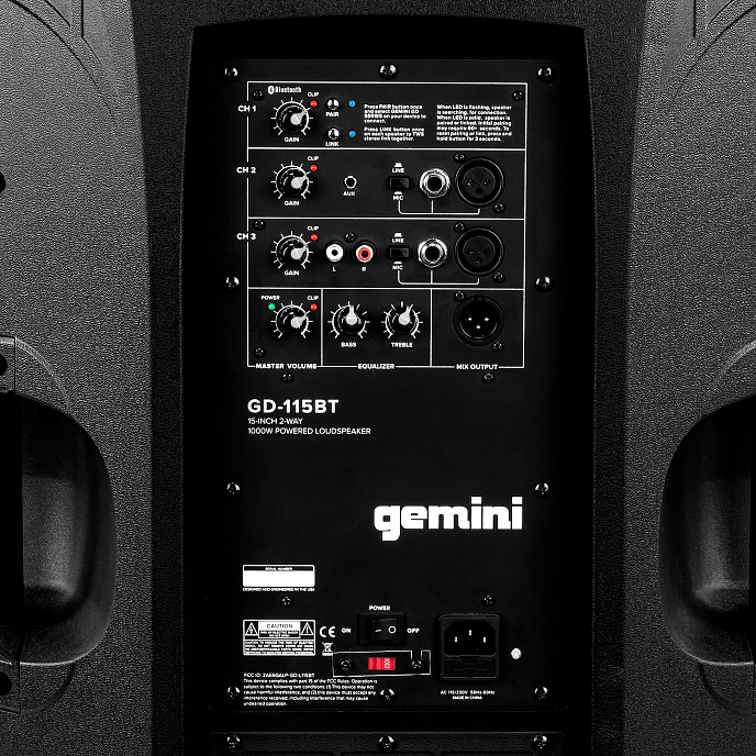 Акустическая система Gemini GD-115BT - рис.5