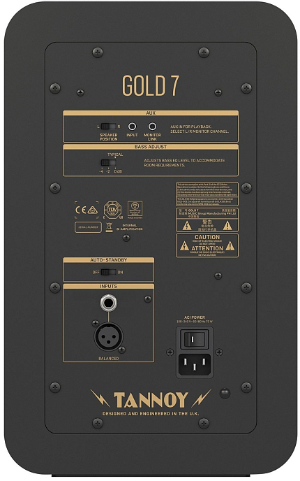 Студийный монитор Tannoy Gold 7 Black - рис.3