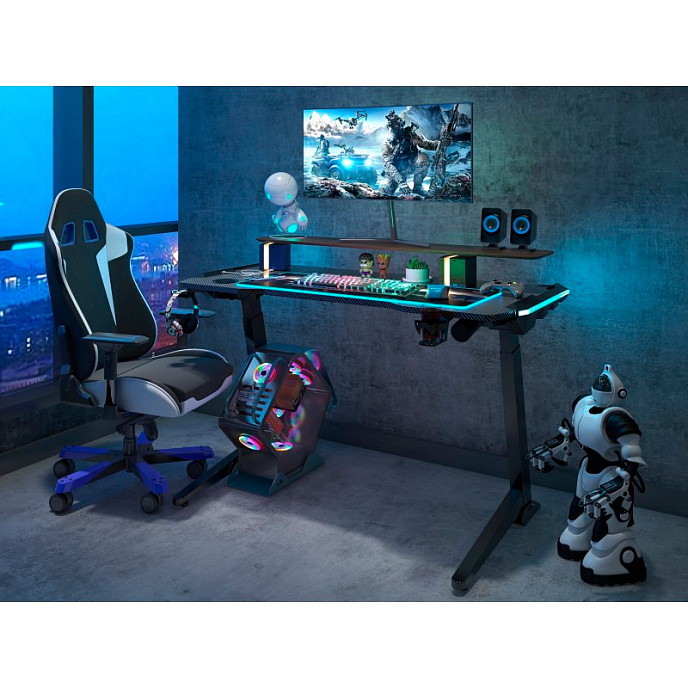 Компьютерный стол FoxGear FG-ZE-49B Black - рис.7