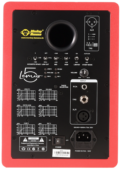 Студийный монитор Monkey Banana Lemur 5 Red - рис.3