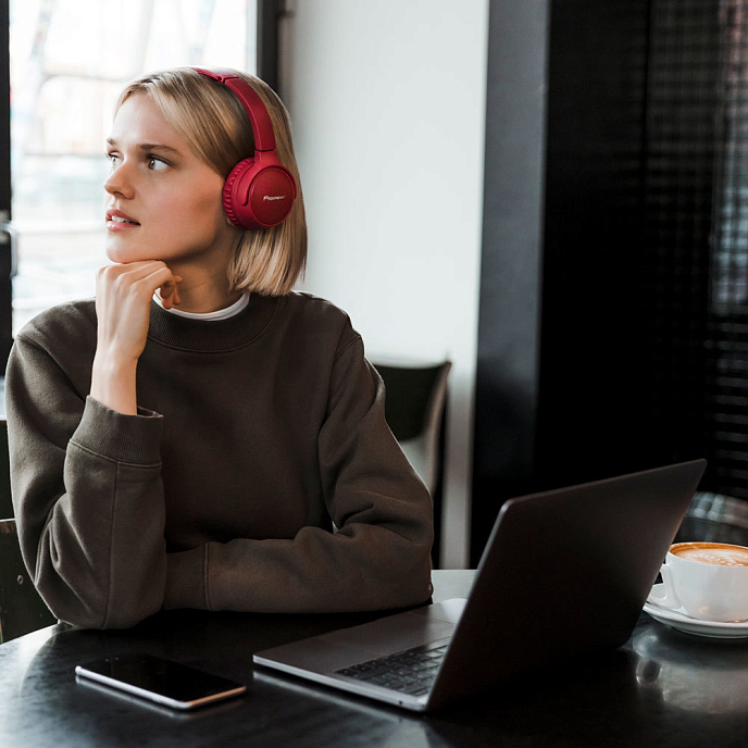 Беспроводные наушники Pioneer SE-S6BN Red - рис.6