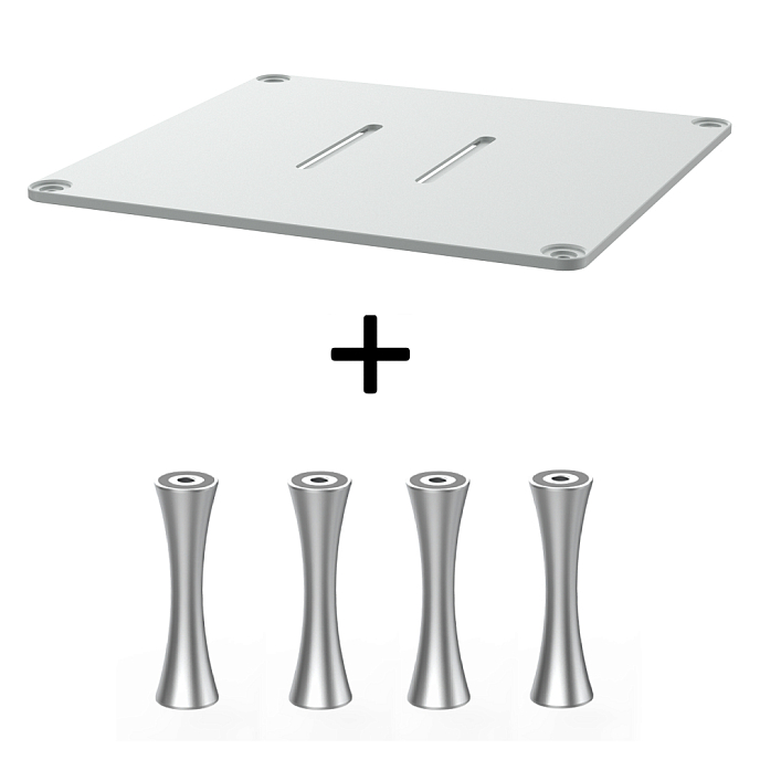 Стойка для Hi-Fi ddHiFi HS300 + SR70 x 4 Warm Gray/Silver - рис.0