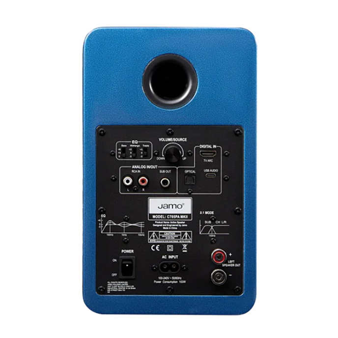 Полочная акустика Jamo C705PA MKII High Gloss Blue - рис.3