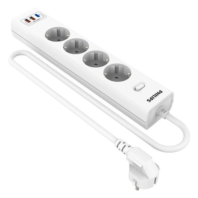 Сетевой фильтр Philips CHP4346WA/51 White 2m - рис.0
