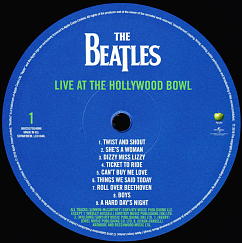 Пластинка The Beatles - Live At The Hollywood Bowl