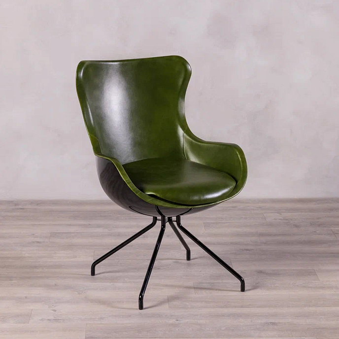 Кресло для прослушивания F2F Аэро Glossy Black Green - рис.3