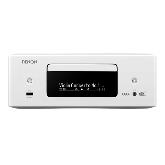 Ресивер Denon RCD-N12DAB White - рис.0