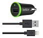 Автомобильное зарядное устройство Belkin Universal Car Charger 2.4A Lightning Black - рис.0