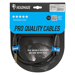 Кабель HeadMade Pro XLR-M - 6.3mm stereo 1.5m