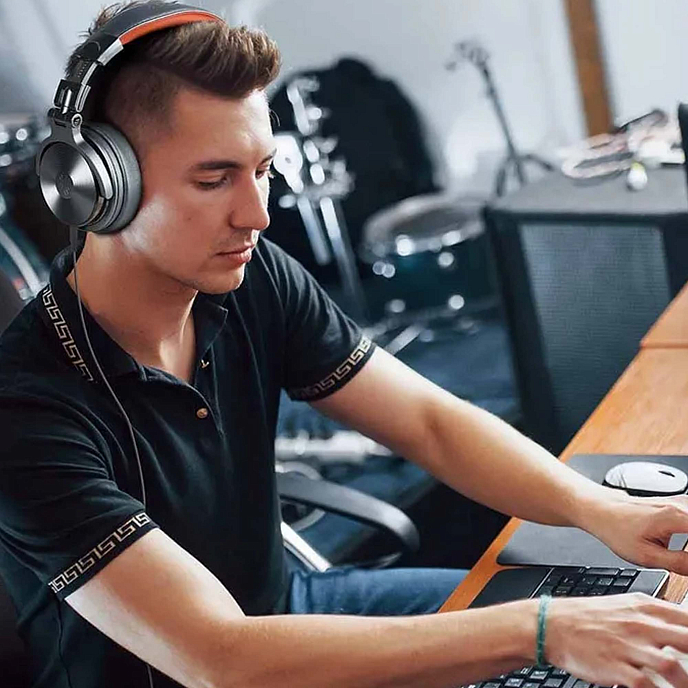 Наушники полноразмерные OneOdio Pro 50 Grey - рис.7