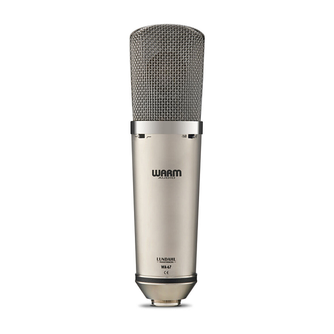 Микрофон студийный Warm Audio WA-67 Silver Gold - рис.2