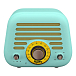 Портативная колонка Hiper RETRO L Cyan - рис.1