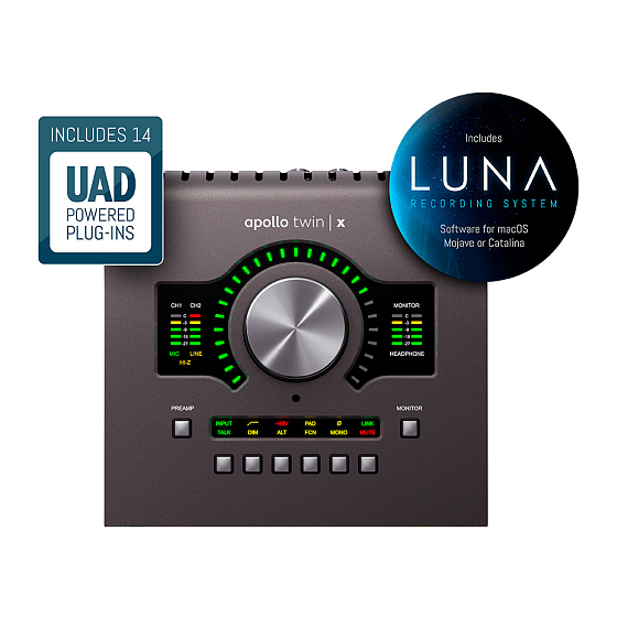 Аудиоинтерфейс Universal Audio Apollo Twin X QUAD - рис.0